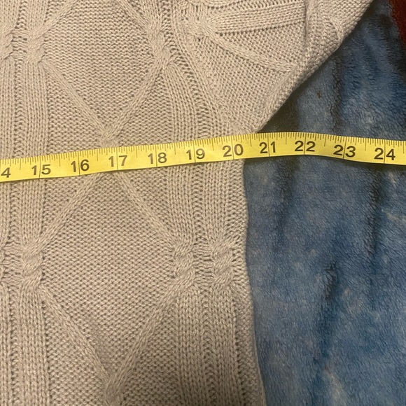 Gray turtleneck sweater dress - Picture 6 of 7